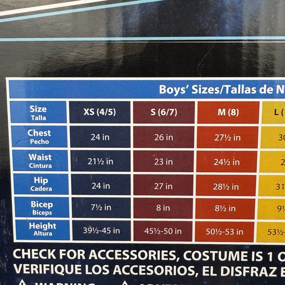 Marvel Comics Iron Man Halloween Costume for Boys Kids Sz Medium 8 BRAND NEW - Picture 7 of 7